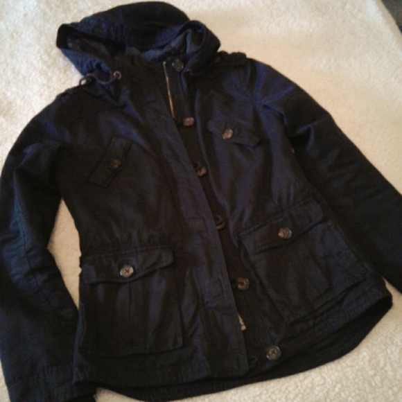 🌺 Like New Aeropostale Heavy Winter Trench Jacket - Picture 12 of 12
